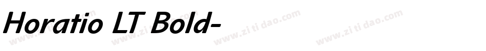 Horatio LT Bold字体转换